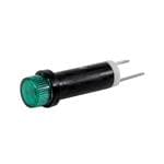 LED面板上的指示器 Bi Pin Hi Hat Green 12VDC
