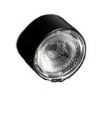 LED镜片和组件 75Deg Wide Blk Assembly w/Hldr Tape&Pins