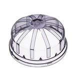 LED镜片和组件 LUMAWISE End S,80mm dome,smoke gray,med