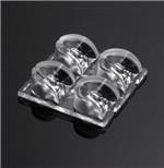 LED镜片和组件 Lens array rectang 4 Pos 50x50mm (D) 0mm