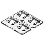 LED镜片和组件 P840_2X2 OPTIK IESNA Typ II 50x 50x 7,4