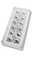 LED镜片和组件 Led lighting lens 2x6 array 70x140 deg