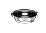 LED镜片和组件 Led lighting ultra thin lens 45 deg