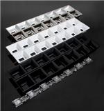 LED镜片和组件 Linear lens rectang 7 Pos 19.0 259.0mm