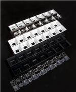 LED镜片和组件 Linear lens rectang 7 Pos mm (D)