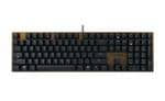 输入设备 Black/Bronze, Mechanical Keyboard, MX2A BROWN Switches, w/ Anodized metal plate