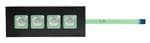 输入设备 4KEY NONILLUMINATED MEMBRANE SWTCH BLK