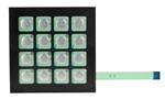 输入设备 16KEY NONILLUMINATED MEMBRANE SWTCH BLK