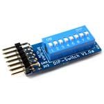 开关开发工具 An 8-switch DIP switch Pmod.