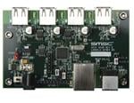 以太网开发工具 LAN9514 4-Port USB 10/100 Ethernet BRD