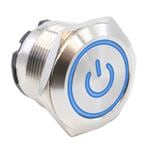 按钮开关 ANTI-VANDAL, 20A, SPST, Off-On, LED, Red, IP67