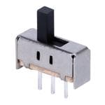 滑动开关 11.6 x 6 x 4.1 mm, 5 mm Raised Slide Actuator, Through Hole