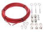 开关硬件 Ropepull Hardware Kit; 10 m 3 mm Steel Rope, 3 Eye Bolts, 3 Pulleys; 4 Clamps, 4 Thimbles, and 1 Turnbuckle