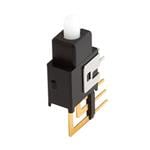 按钮开关 Push Button, SPDT, 0 mm Push, Vertical w/Bracket Terminal, TH