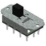 滑动开关 3P 3POS 125V 3A