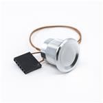 按钮开关 ANTI-VANDAL, 1A 24VDC, SPST Off-(On), Panel Mount, Front Wire Leads 150mm w/ Connector