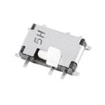 滑动开关 smd low profile slide switch, 1P3T, gull wing