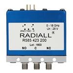 同轴开关 SPDT Term. Ramses SMA 18GHz Norm open 28Vdc TTL Diode Internal loads Pins Term.