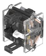 开关触点块/开关套件 Switching element slow-make T 1NC+1NO screw silver for ring cable lug