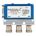 同轴开关 SPDT Ramses TNC 3GHz Failsafe 28Vdc Diodes D-sub connector