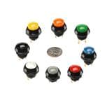按钮开关 5A Red Raised Dome 2 Circuit Solder